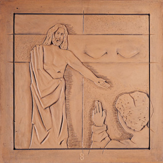 Stele 8: Nicht sehen und doch glauben